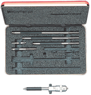 #124AZ - 2 - 8'' Measuring Range - .001 Graduation - Hardened & Ground Face - Inside Micrometer - Best Tool & Supply
