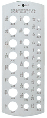#187 - 1/16 to 1/2" - Drill Gage - Best Tool & Supply