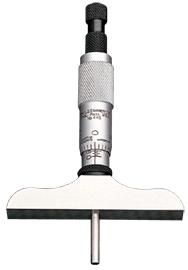 #445DZ9RL - 0 - 9'' Measuring Range - Ratchet Thimble - Depth Micrometer - Best Tool & Supply