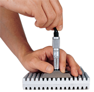 #449AZ6R - 0 - 6'' Measuring Range - Ratchet Thimble - Depth Micrometer - Best Tool & Supply