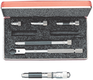 #823FZ - 1-1/2 - 32'' Measuring Range - .001 Graduation - Hardened & Ground Face - Tubular Inside Micrometer - Best Tool & Supply