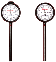 #650B5 - 0-50-0 Dial Reading - Back Plunger Dial Indicator w/ 3 Pts & Deep Hole Attachment - Best Tool & Supply