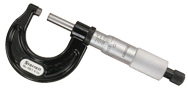 #T436.1XRL-2   1 - 2'' Measuring Range - .001 Graduation - Ratchet Thimble - Carbide Face - Outside Micrometer - Best Tool & Supply