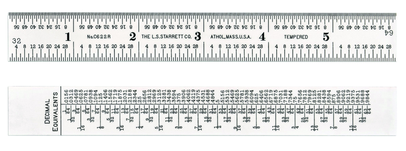 C622R-6 SCALE RULE - Best Tool & Supply