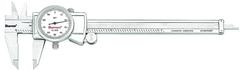 #3202-6 -  0 - 6" Stainless Steel Dial Caliper with .001" Graduation - Best Tool & Supply