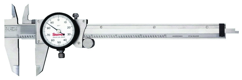 #120A-6 - 0 - 6'' Measuring Range (.001 Grad.) - Dial Caliper - Best Tool & Supply