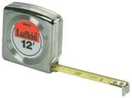 #W9212 - 1/2" x 12' - Chrome Mezurall Measuring Tape - Best Tool & Supply