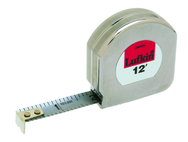 #C9212X - 1/2" x 12' - Chrome Clad Mezurall Measuring Tape - Best Tool & Supply