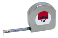 #C9212 - 1/2" x 12' - Chrome Clad Mezurall Measuring Tape - Best Tool & Supply