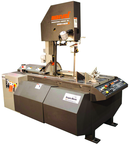 Mark III 18 x 22 Capacity Vertical Production Bandsaw with 3° Forward Canted Column; 60° Miter Capability; Variable Speed (50 TO 450SFPM); 24 x 33" Work Table; 5HP; 3PH 480V - Best Tool & Supply