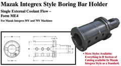 Mazak Integrex Style Boring Bar Holder (Single External Coolant Flow Ð Form ME4) - Part #: CNC86 M54.6050 - Best Tool & Supply