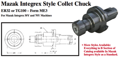 Mazak Integrex Style Collet Chuck (ER32 or TG100 Ð Form ME3) - Part #: CNC86 M53.60100TG - Best Tool & Supply