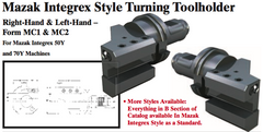 Mazak Integrex Style Turning Toolholder (Form MC1 Right-Hand) - Part #: CNC86 M31.6032R (Top) - Best Tool & Supply