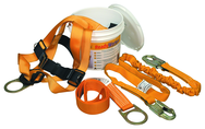 Kit w/T4500 Harness; T5111 Lanyard; T7314 Cross Arm Strap & 1.5 Gallon Bucket - Best Tool & Supply