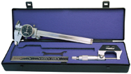 Kit Contains: 0-1" Micrometer; 6" Black Face Dial Caliper; 6" Flexible EZ Read 4R Rule; Protective Case - Machinist Universal Measuring Set - Best Tool & Supply