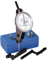 .060 Range - .0005 Graduation - Horizontal Dial Test Indicator w/ Accessories - Best Tool & Supply