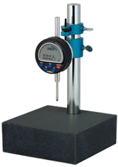 Kit Contains: Granite Base with .0005/.01mm Electronic Indicator - Granite Stand with Indi-X Blue Electronic Indicator - Best Tool & Supply