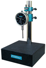 Kit Contains: Granite Base & 1" Travel Indicator; .001" Graduation; 0-100 Reading - Granite Stand with Dial Indicator - Best Tool & Supply