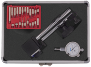 Kit Contains: Noga Mini Mag Base; AGD Group 1 Indicator; 22-Piece Contact Point Set In Aluminum Case - Mini Mag Set - Best Tool & Supply