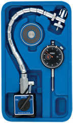 Kit Contains: AGD Indicator; Flex Arm Mag Base; Magnetic Indicator Back In Case - Chrome Flex Mag Set - Best Tool & Supply
