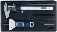 Kit: 6"/150mm Poly-Cal Caliper and Xtra-Value Depth Gage - Xtra Value Depth Gage & Poly Cal Kit - Best Tool & Supply