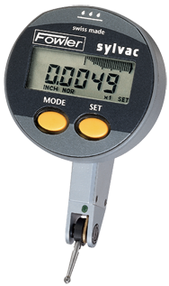 .080 Range - .00005/.001mm Graduation - Horizontal Electronic Quadral Test Indicator - Best Tool & Supply