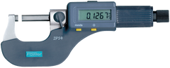 0 - 3" / 0 - 75mm Measuring Range - .00005/.001mm Resolution - Friction Thimble - Carbide Face - Electronic Coolant Outside Micrometer Set with SPC - Best Tool & Supply