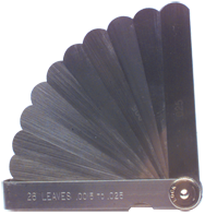 #5015 - 15 Leaf - .0015 to .200" Range - Thickness Gage - Best Tool & Supply