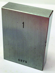 .107" - Certified Rectangular Steel Gage Block - Grade 0 - Best Tool & Supply