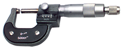 0 - 1'' Measuring Range - .0001 Graduation - Ratchet Thimble - Carbide Face - Digital Outsite Micrometer - Best Tool & Supply