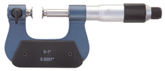 0 - 1'' Measuring Range - .0001 Graduation - Friction Thimble - High Speed Steel Face - Interchangeable Anvil Micrometer - Best Tool & Supply