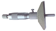 0 - 6'' Measuring Range - Ratchet Thimble - Depth Micrometer - Best Tool & Supply