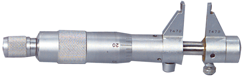 .2 - 1'' Measuring Range - .0001 Graduation - Ratchet Thimble - Hardened & Ground Face - Inside Micrometer - Best Tool & Supply