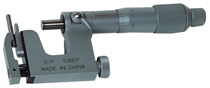 1 - 2'' Measuring Range - .0001 Graduation - Friction Thimble - Carbide Face - Mutli-Anvil Micrometer - Best Tool & Supply