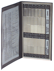 #16008 - 30 Specimans for Checking Varied Roughness Results - Microfinish Surface Comparator - Best Tool & Supply