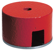 1-1/4'' Diameter Round; 14 lbs Holding Capacity - Button Type Alnico Magnet - Best Tool & Supply