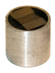 Rare Earth Two-Pole Magnet - 1'' Diameter Round; 85 lbs Holding Capacity - Best Tool & Supply