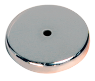 Low Profile Cup Magnet - 4-29/32'' Diameter Round; 95 lbs Holding Capacity - Best Tool & Supply