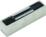 Multi-Purpose Two-Pole Ceramic Magnet - 1-1/4 x 4-1/2'' Bar; 75 lbs Holding Capacity - Best Tool & Supply