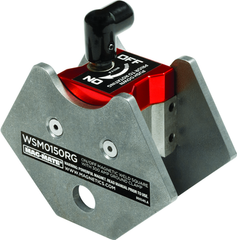 On/Off Rare Earth Magneitc Welding Square - 4" Length - 150 lbs Holding Capacity - Best Tool & Supply