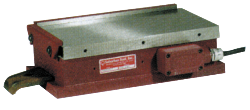 Electromagnetic Chuck with Transverse Poles - #EMCB824T; 8'' x 24'' - Best Tool & Supply