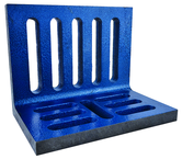 7 x 5-1/2 x 4-1/2" - Machined Open End Slotted Angle Plate - Best Tool & Supply