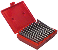 #TPS11 - 10 Piece Set - 1/8'' Thickness - 1/8'' Increments - 1/2 to 1-5/8'' - Parallel Set - Best Tool & Supply