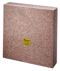 12 x 12 x 3" - Master Pink Five-Face Granite Master Square - A Grade - Best Tool & Supply