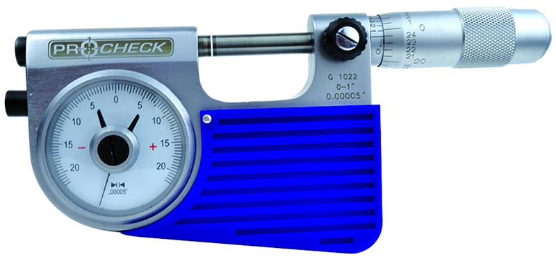 Indicating Micrometer - 0-1" Range - .00005" Graduation - Best Tool & Supply