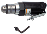 #FP3501 - 3/8'' Chuck Size - Straight - Non-Reversing - Air Powered Drill - Best Tool & Supply