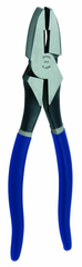 8-1/2" Linesmen Plier w/Side Cutters; Double-Dipped Plastic Handle - Best Tool & Supply