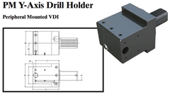 PM Y-Axis Drill Holder (Peripheral Mounted VDI) - Part #: PM59.4012D - Best Tool & Supply