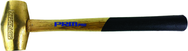 PRM Pro 2 lb. Brass Hammer with 12.5" Wood Handle - Best Tool & Supply