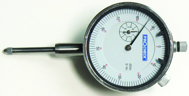 0-1" .001" Dial Indicator - White Face - Best Tool & Supply